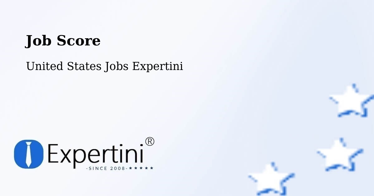 Job Score & Job Description Score Tool – Colleton County - United States Jobs Expertini